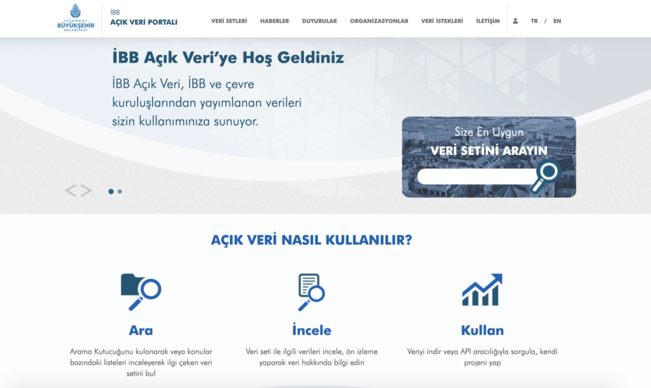 İBB “Açık Veri Portalı”nı Kullanıma Açtı