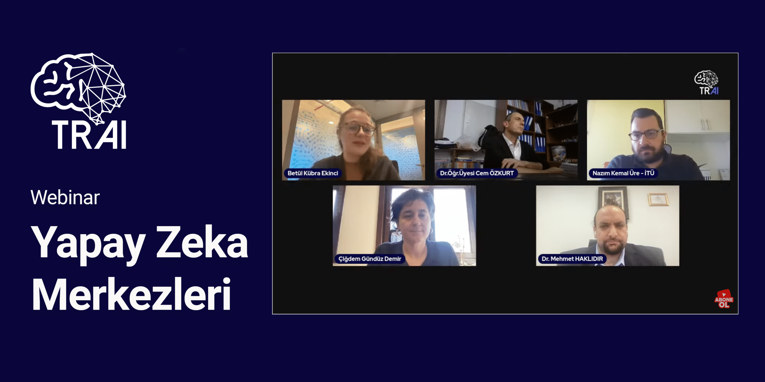 Yapay Zeka Merkezleri – Webinar