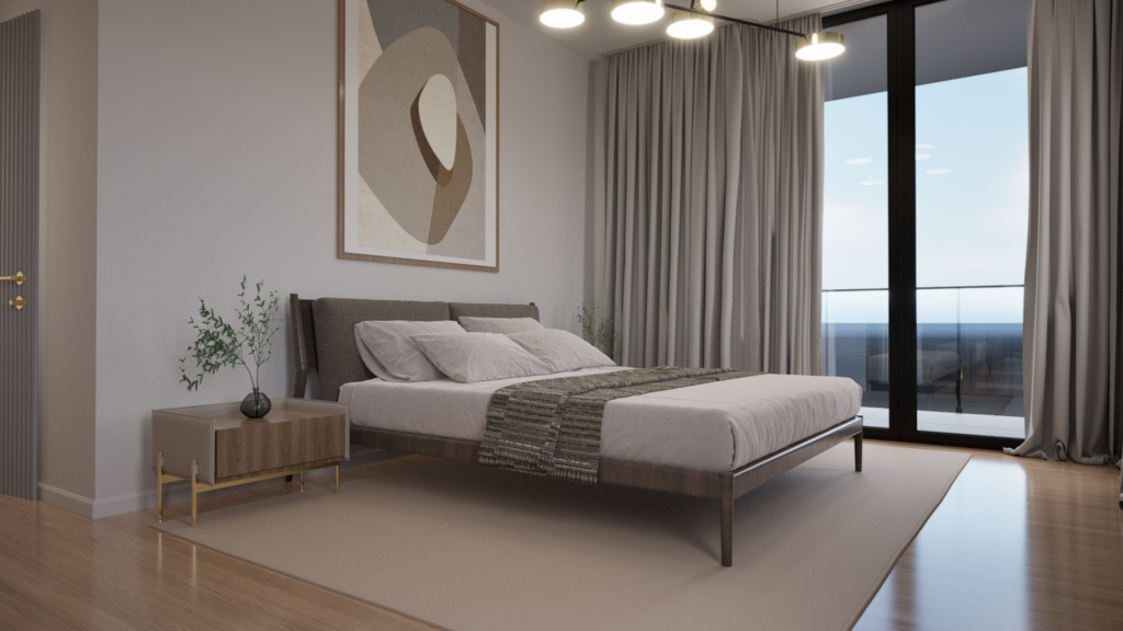 MidCentury BedArea 01