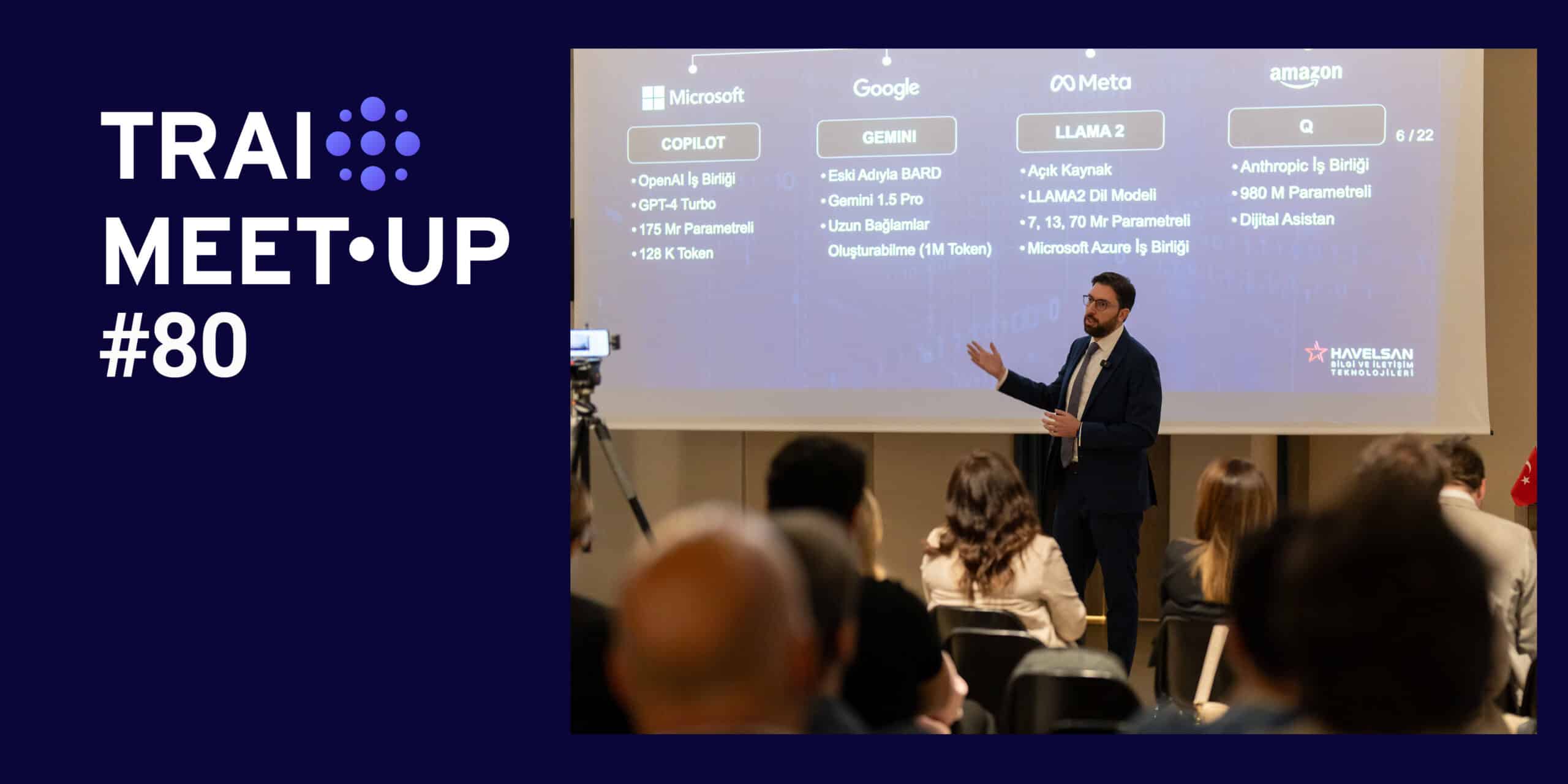 80’inci TRAI Meet-Up’ta: “Yaratıcılığın Geleceği: Üretken Yapay Zeka ile Yeni Dünyalar” konusu konuşdu