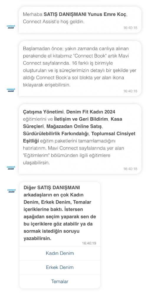 Connect Asist - Mavi