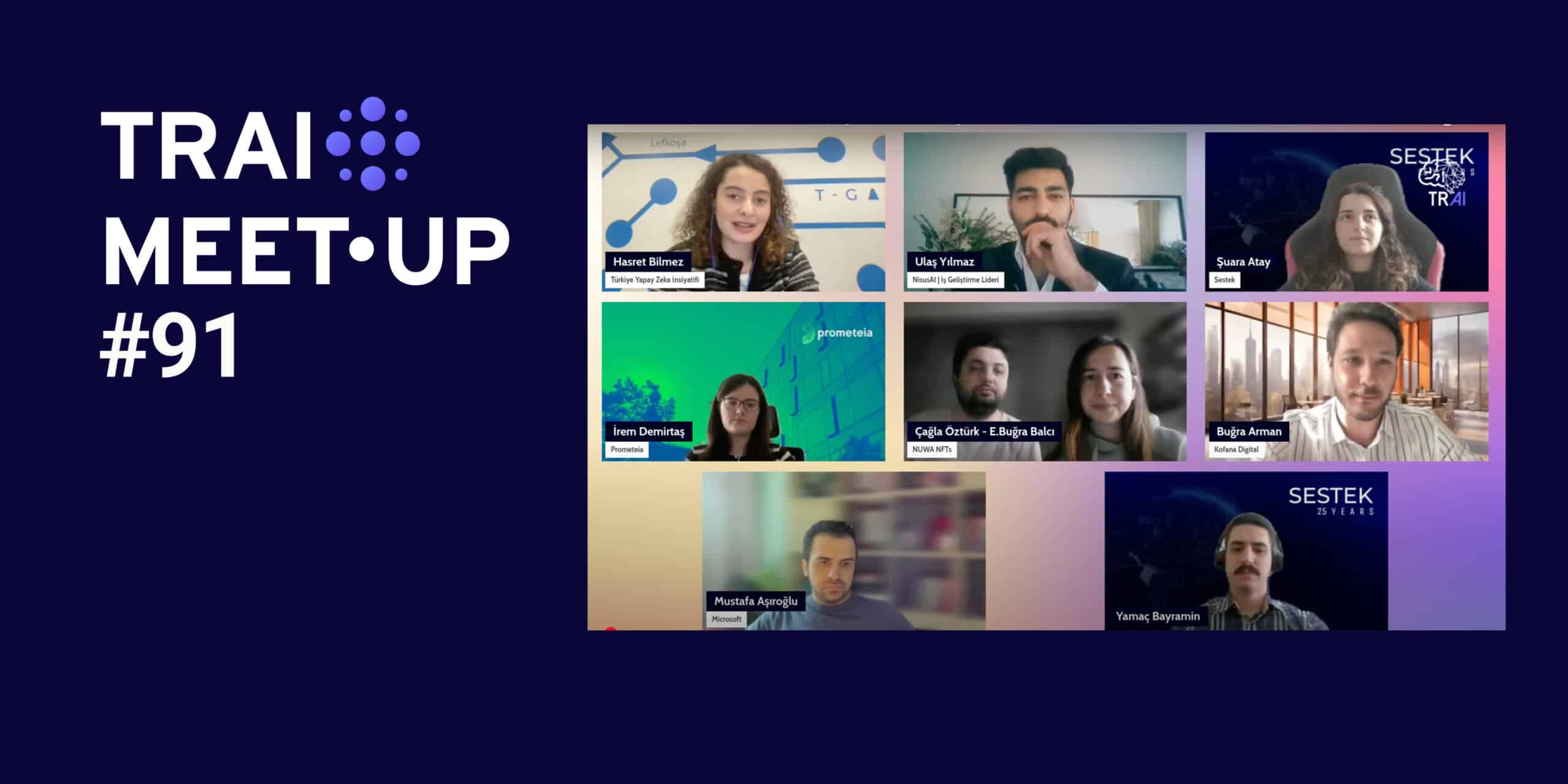 91. TRAI Meet-Up’ta Üretken Yapay Zeka ve YZ Ajanları Konusu Konuşuldu